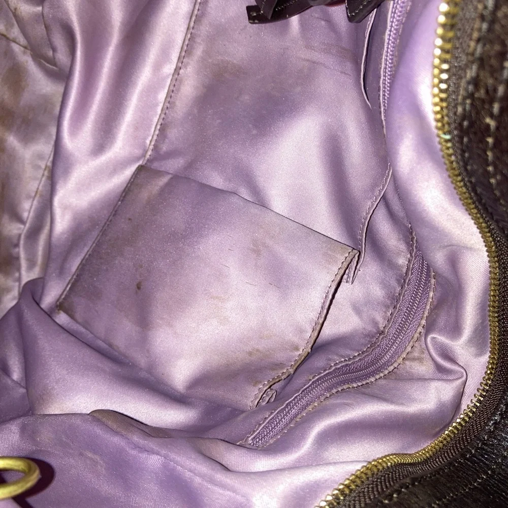 COACH ZOE F12674 signature SHOULDERBAG SATCHEL TOTE - Picture 10 of 11